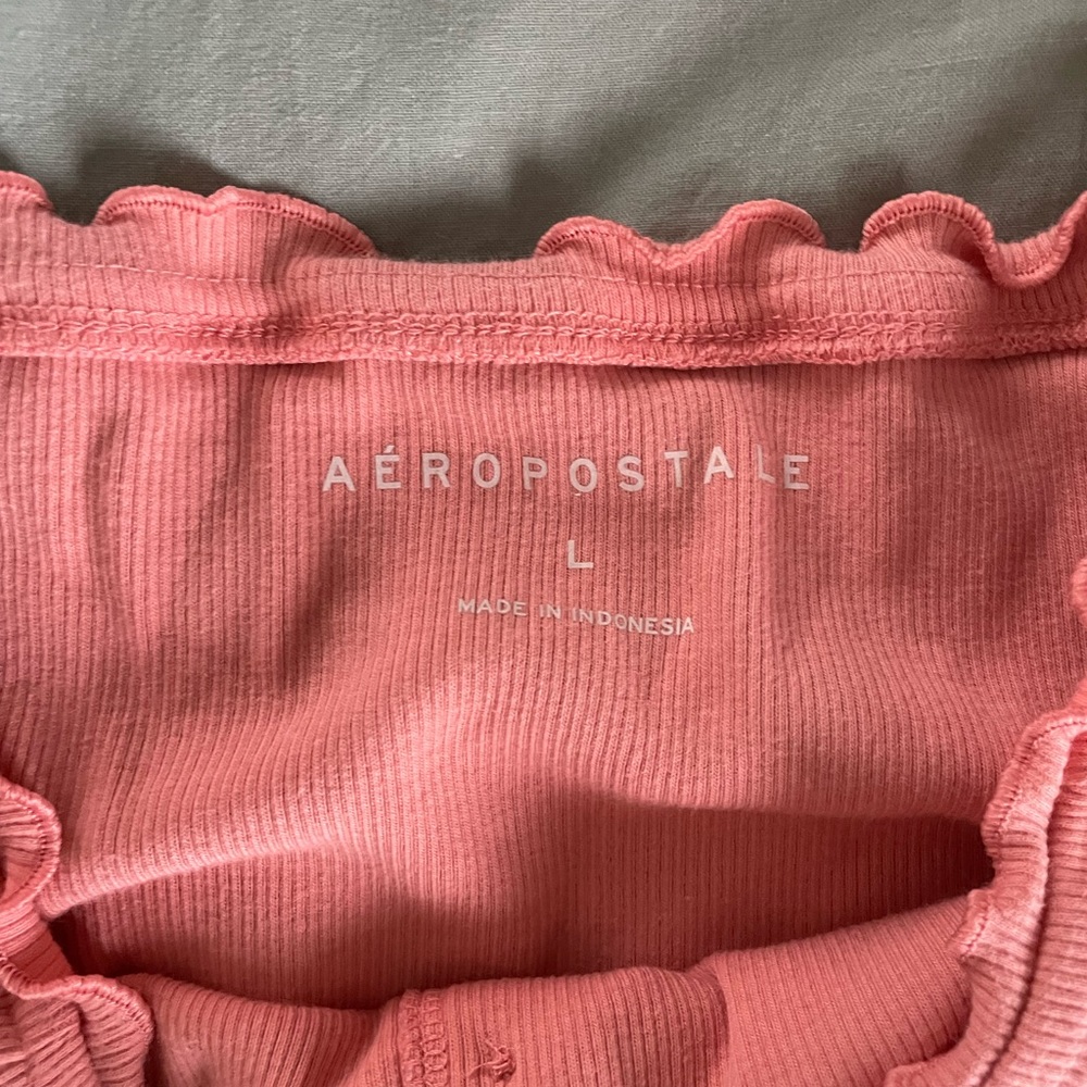 Coral tube top